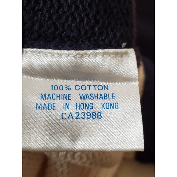 FLAWS Vintage Pringle Of Scotland Men's Large Cotton Sweater Old Money V Neck - Picture 6 of 12